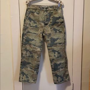 Free people camo pants